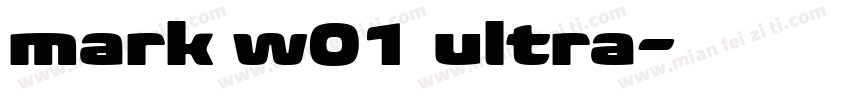 mark w01 ultra字体转换
